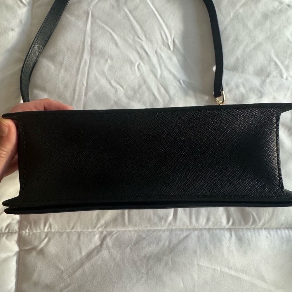 Michael Kors Black and Gold Crossbody Bag - Picture 3 of 4